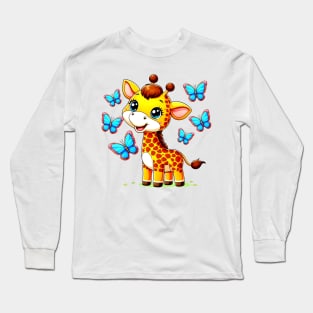 Charming Giraffe Long Sleeve T-Shirt